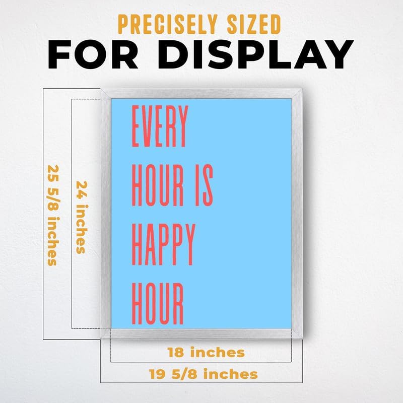 InkFlow Posters Every Hour Happy Hour Canvas Poster - Image 3