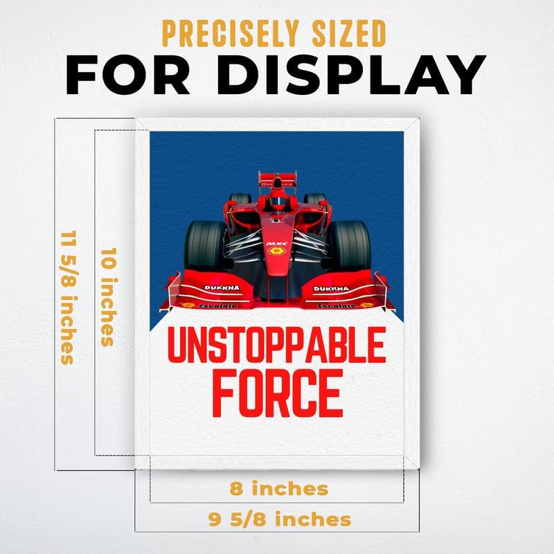 InkFlow Posters Racing Car Canvas Poster - Image 3