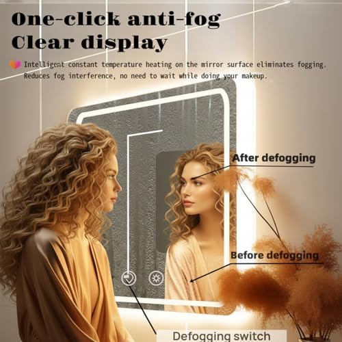 LTFUUAI 20"X28" LED Bathroom Mirror - Image 5