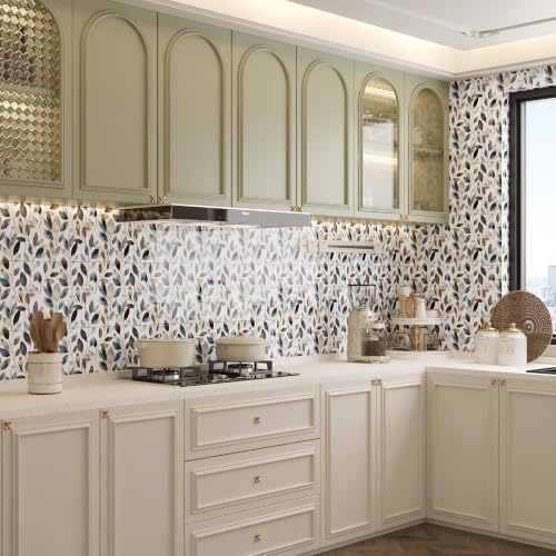 20pcs Marble Peel and Stick Shower Wall Panels 11.8"x11.8" - Image 6