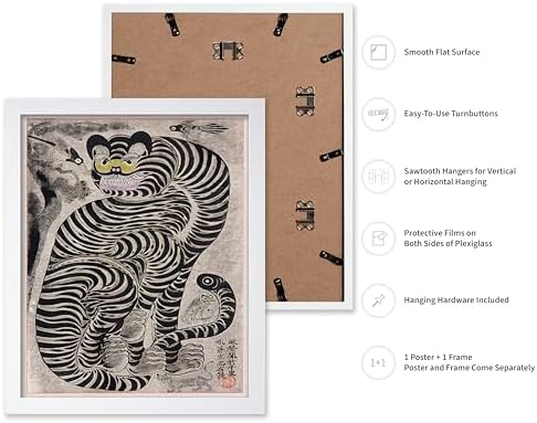 Poster Master Vintage Talismanic Tiger and Magpies Poster - Image 2