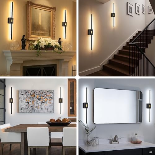 Eneru Battery Operated Wall Sconces Set of 2, Rechargeable Wireless Lights - Image 5