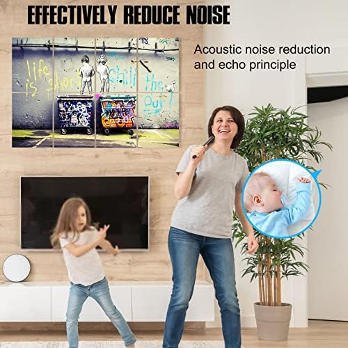 HLJ ART Soundproof Wall Panels: Art Acoustic Panels Sound Proof Absorbing - Image 4