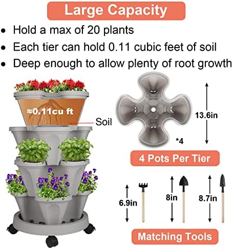 GameXcel Vertical Planter Tower - Image 5
