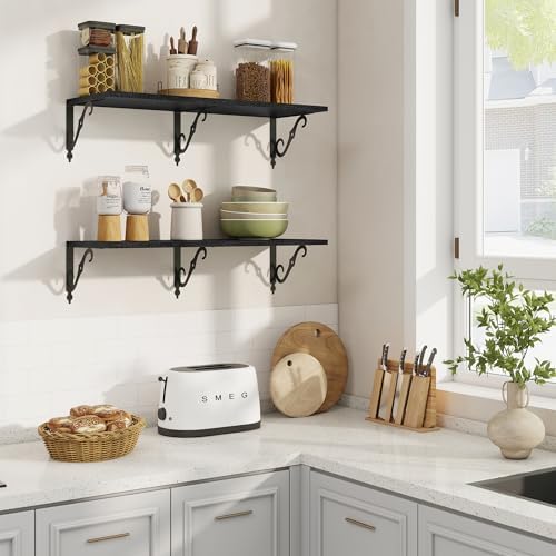 RICHFOCUS 12 Inch Deep Floating Shelves - Image 2