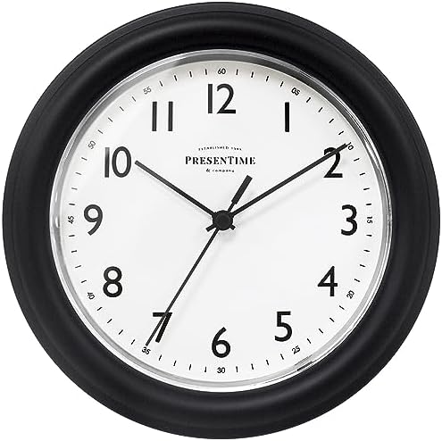 Presentime 8.5" Modern Farmhouse Essential Wall Clock by Presentime