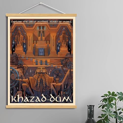 Middle Earth Landscape Wall Art Prints Canvas PaintingFantasy Posters, Wall - Image 2