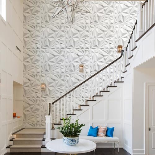 STICKGOO Diamond 3D Wall Panels, 19.7"x19.7" - Image 5