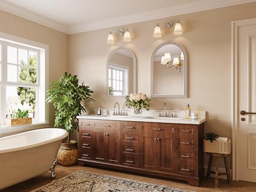 Boho Mirror for Wall, Arch Decorative Wall Mirrors for Bathroom, Living Room - Image 6