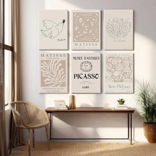 Matisse Aesthetic Wall Art Prints Boho Neutral Wall Decor Beige Abstract - Image 6