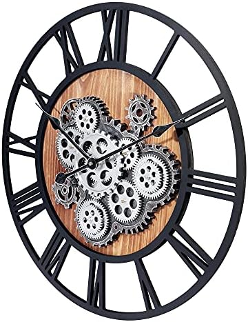 Lafocuse 23 Inch Steampunk Large Wall Clock - Image 5