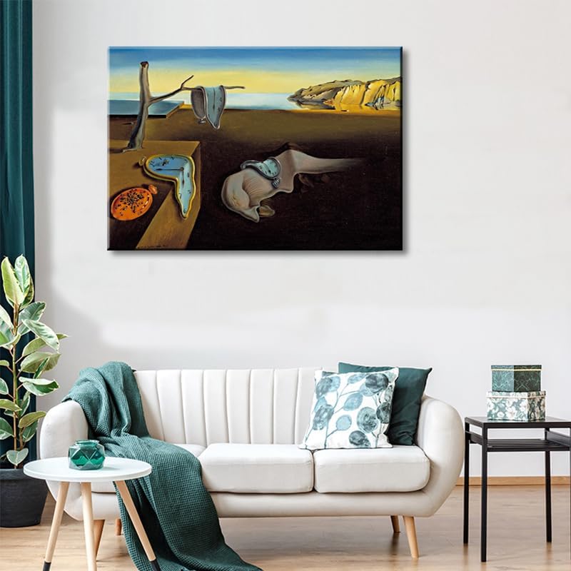 weiyiart Salvador Dali Canvas Wall Art The Persistence of Memory Painting - Image 6