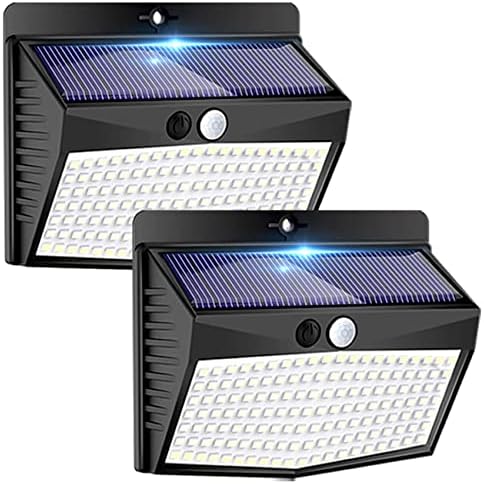 Peasur 2 Packs Solar Outdoor Lights Motion Sensor Solar Security Lights by Peasur