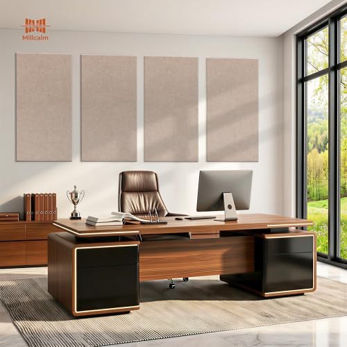 Acoustic Wall Panels, Self Adhesive, 47.2"x23.6", 2 Pack - Image 6