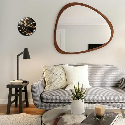peacoblue Marble Pattern Wall Clocks Battery Operated - Image 5