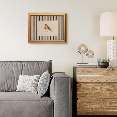 Vintage Gold Framed Bird Wall Art - Image 7