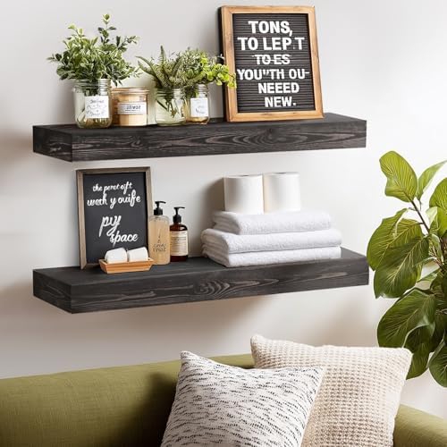 Floating Shelves, 36 x 7 Inch Fireplace Mantel - Image 2