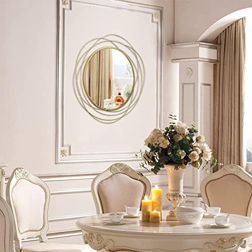 ironsmithn 26.8 Inch Round Gold Dressing Mirrors - Image 6