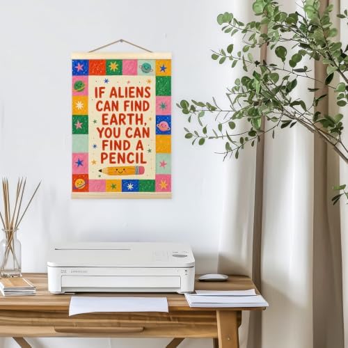 madalo Funny Colorful Classroom Wall Art Poster Hanger Frame 12x16 Inch - Image 5