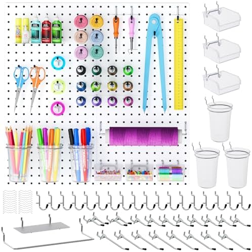 INCLY 70PCS Metal Peg Board Kit by INCLY