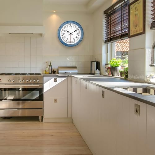 JENLYSTIME 12 Inch Retro Day of The Week Wall Clock - Image 5