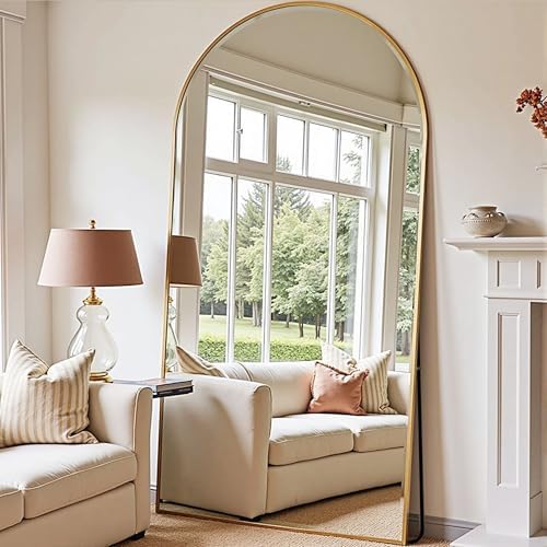 78''x38'' Oversized Full Length Mirrors, Arched Floor Mirror - Image 2