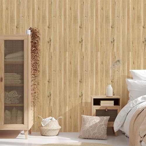Yun-aeon Realistic Wood Peel and Stick Wallpaper 17.7"x1200" Contact Paper Wood - Image 3