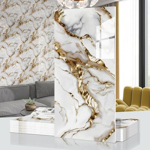 Marble Peel and Stick Backsplash 23.6 x11.8 in by Unknown