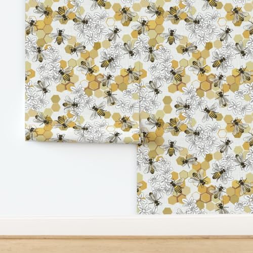 Spoonflower Endangered Species Peel and Stick Removable Wallpaper - Image 4