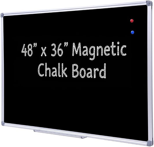 36 x 48 Inch School Large Black Chalkboard by DexBoard