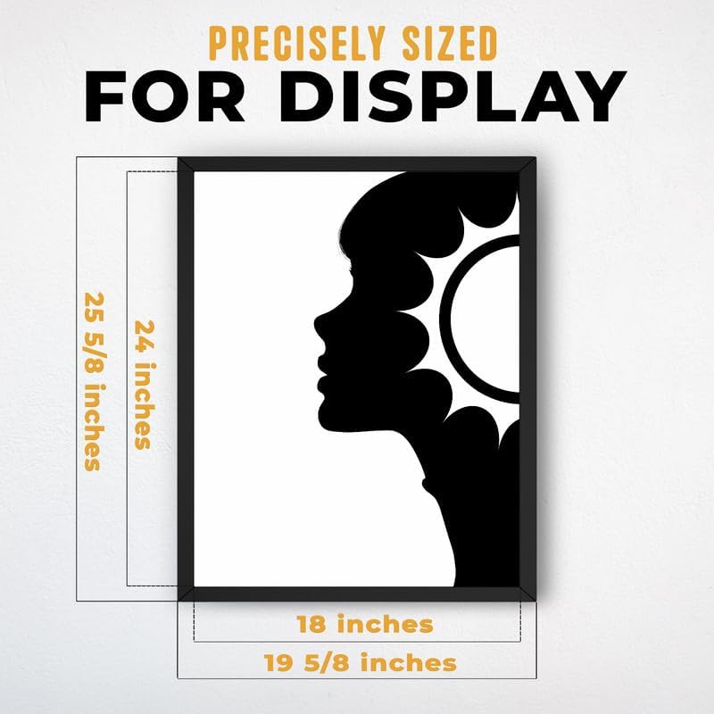 InkFlow Posters Abstract Face Silhouette Canvas Poster - Image 3