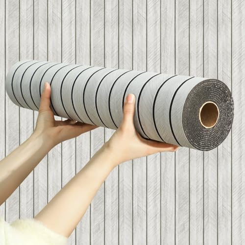 Chejiaye Peel and Stick 3D Wall Panel -15.75"x118"Soundproof Self-Adhesive Wall by Chejiaye