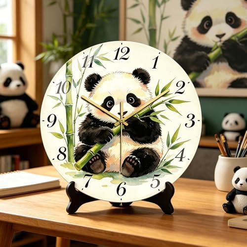 peacoblue Panda Wall Clocks Battery Operated - Image 3