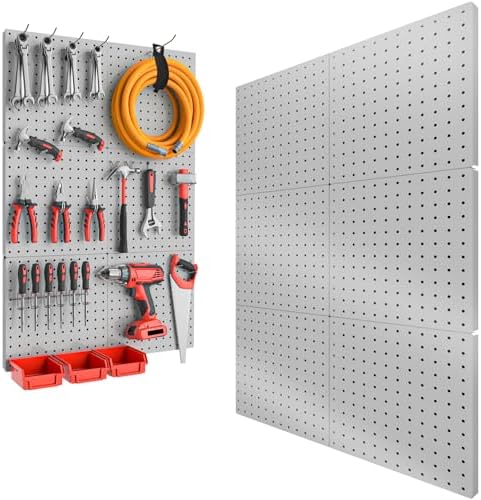 Peg Board, Heavy Duty Pegboard Wall Organizer by FZK