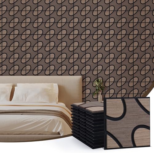 Wood Slat Panels, Bean & Heart Black Walnut by TREKATLAUTO