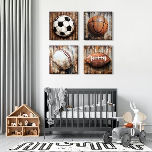 Large Sports Wall Art Sports Room Decor - Image 4