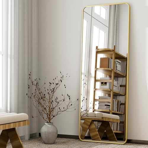 HARRITPURE 56"x21" Full Length Mirror, Rectangle Floor Mirror - Image 2