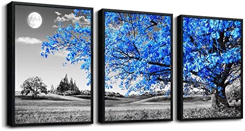 Black Framed Wall Art for Living Room & Bedroom by TTHYUEWS