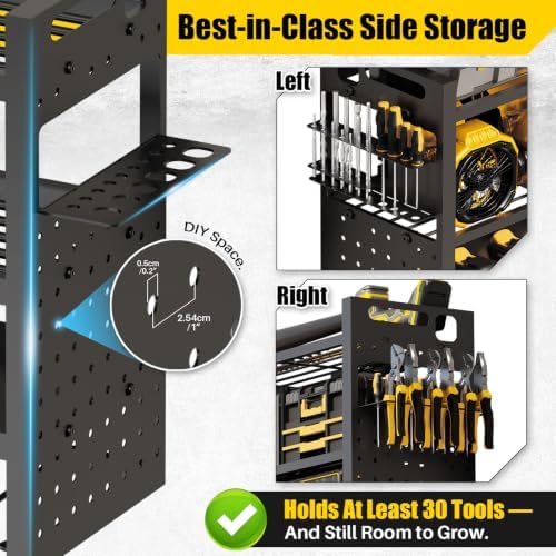 Large 49'' Wide Power Tool Organizer Wall Mount - Image 4