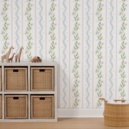 Spoonflower Grandmillennial Peel and Stick Wallpaper - Image 7