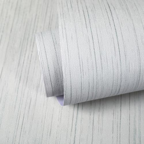 Grey Grasscloth Wallpaper Peel and Stick Texture Fabric Contact Paper by MANONIRIA