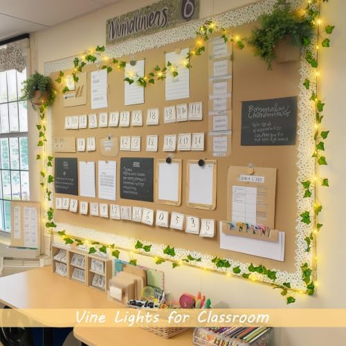 JMEXSUSS 100 LED Vines with Lights Battery Operated - Image 3