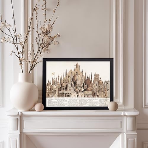Poster Master Vintage Principal High Buildings of the Old World Poster - Image 5