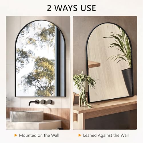 Arched Bathroom Mirror for Wall - Image 5