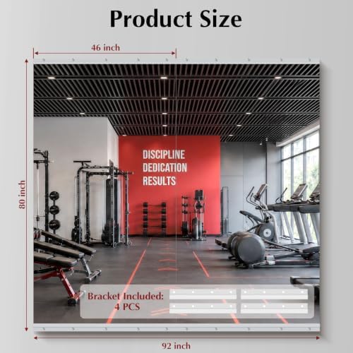 BEAUTYPEAK Home Gym Mirror - Image 2