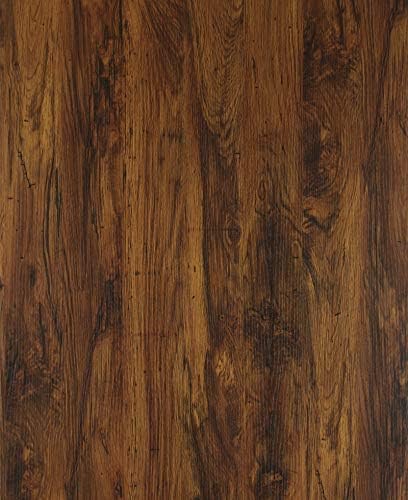 Dimoon 394"x15.7" Thickened Texture Brown Wood Grain Vintage Wallpaper Roll by DIYYOURMOON