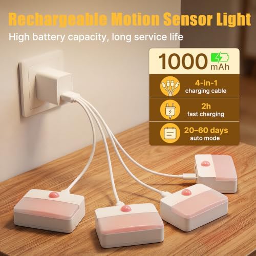 8 Pack Rechargeable Stair Lights - Image 2