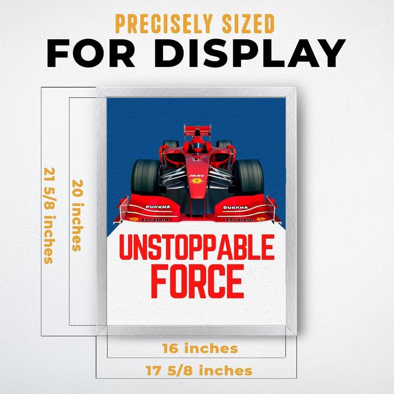 InkFlow Posters Racing Car Canvas Poster - Image 3