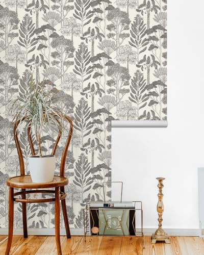 Forest Wallpaper Peel and Stick Vintage Tree Wall Paper 393in 17.3in - Image 2
