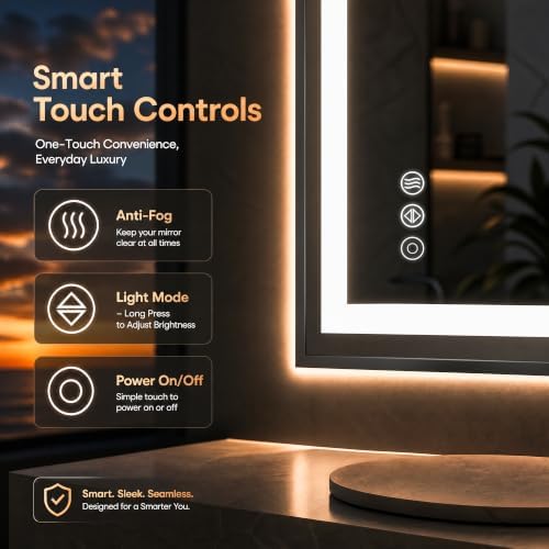 Antok 24X36 LED Bathroom Mirror - Image 4
